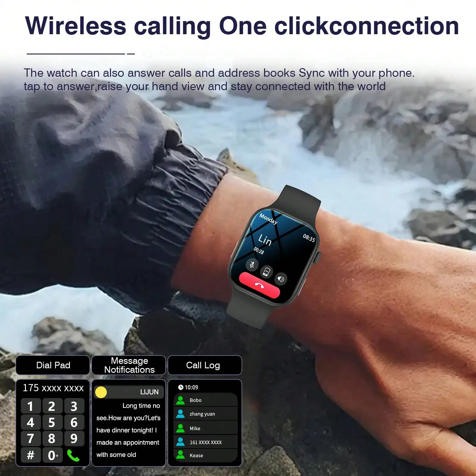 Smart Watch, Wireless Calling  - Smartwatch Iphone Watches For Women avis et prix