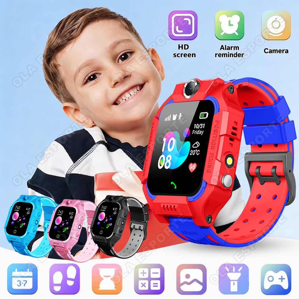 2026 New Children Smartwatch w - Smartwatch Watches For Kid Boy With Gps avis et prix