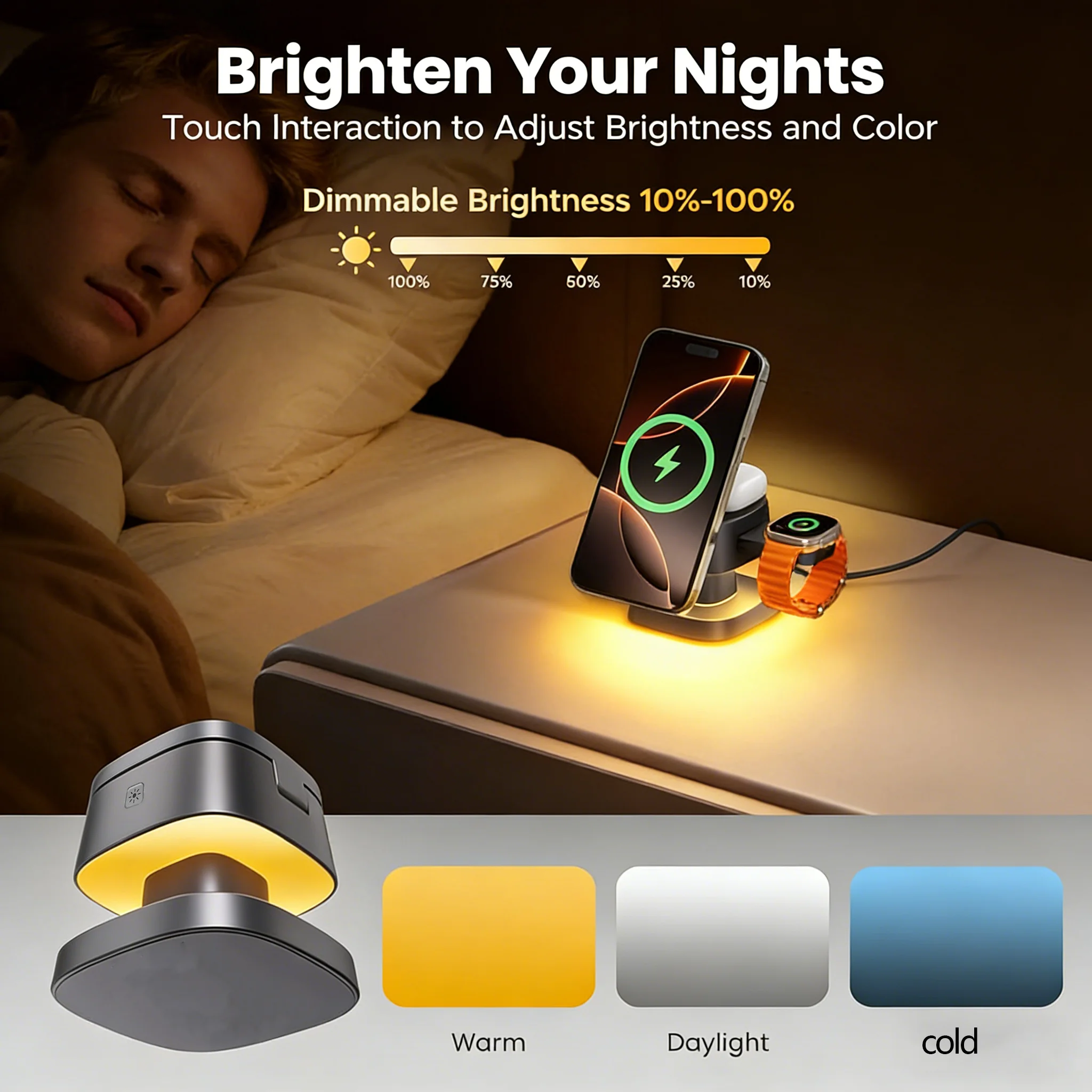 TIMESS Night Light Mashroom Wi - Smartwatch Apple Watch avis et prix