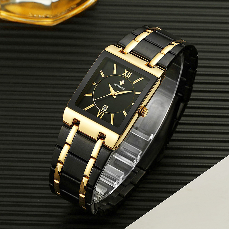 WWOOR Brand Luxury Gold Bracel - Smartwatch Watches For Men Brands avis et prix