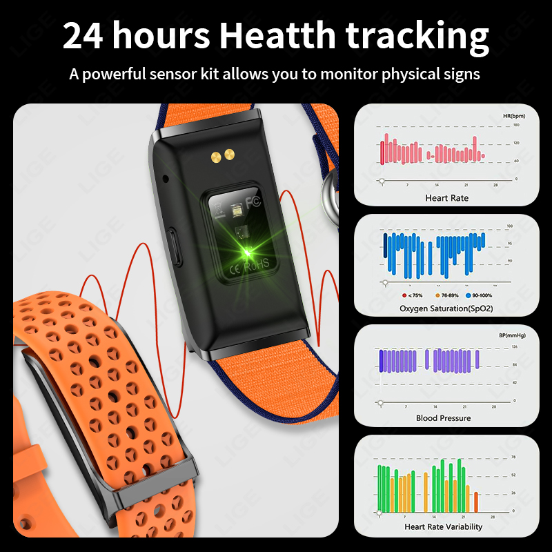 LIGE Call Reminder Smart Brace - Couple Watches Smartwatch avis et prix