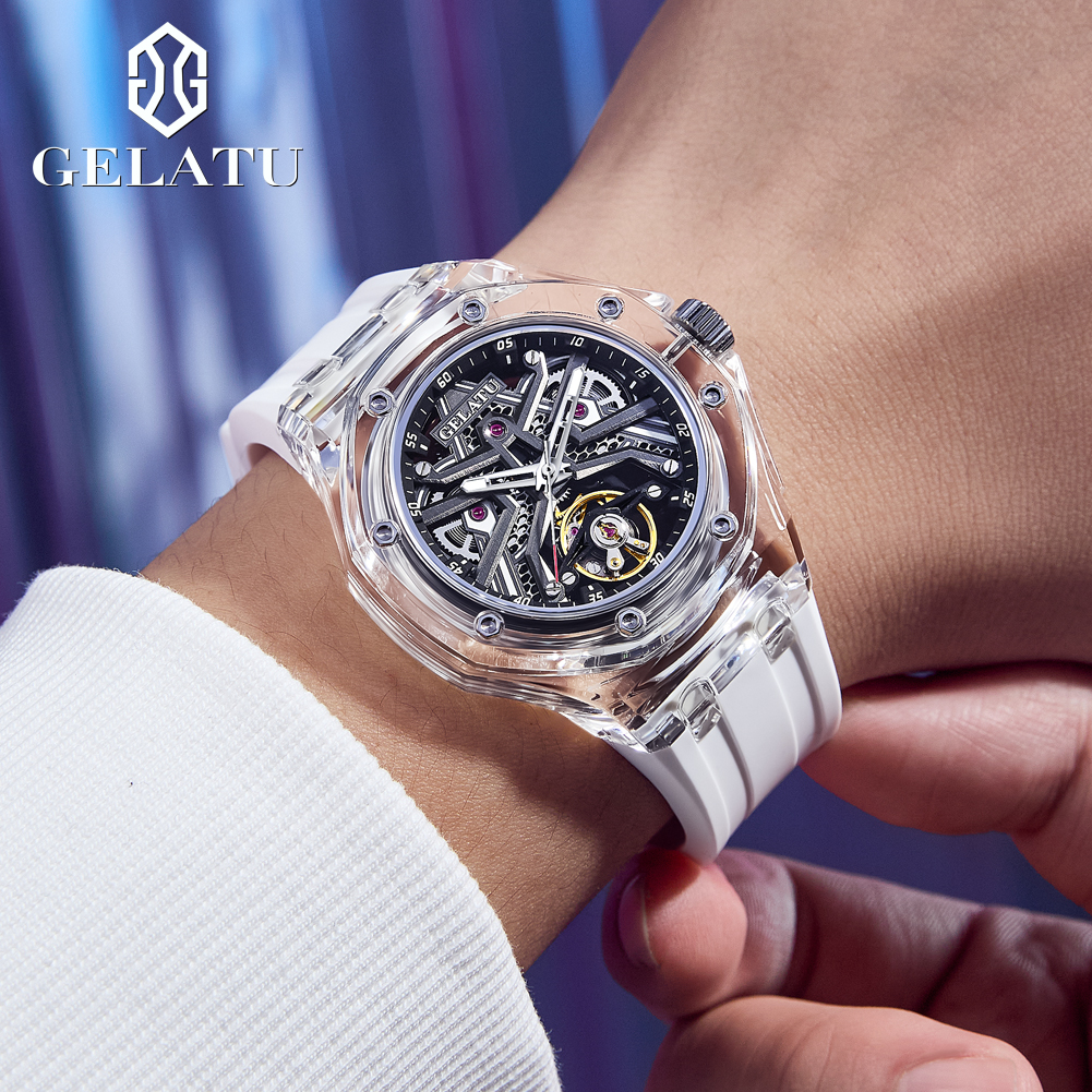 GELATU 8002 Automatic Mechanic - Skeleton Mechanical Watch avis et prix