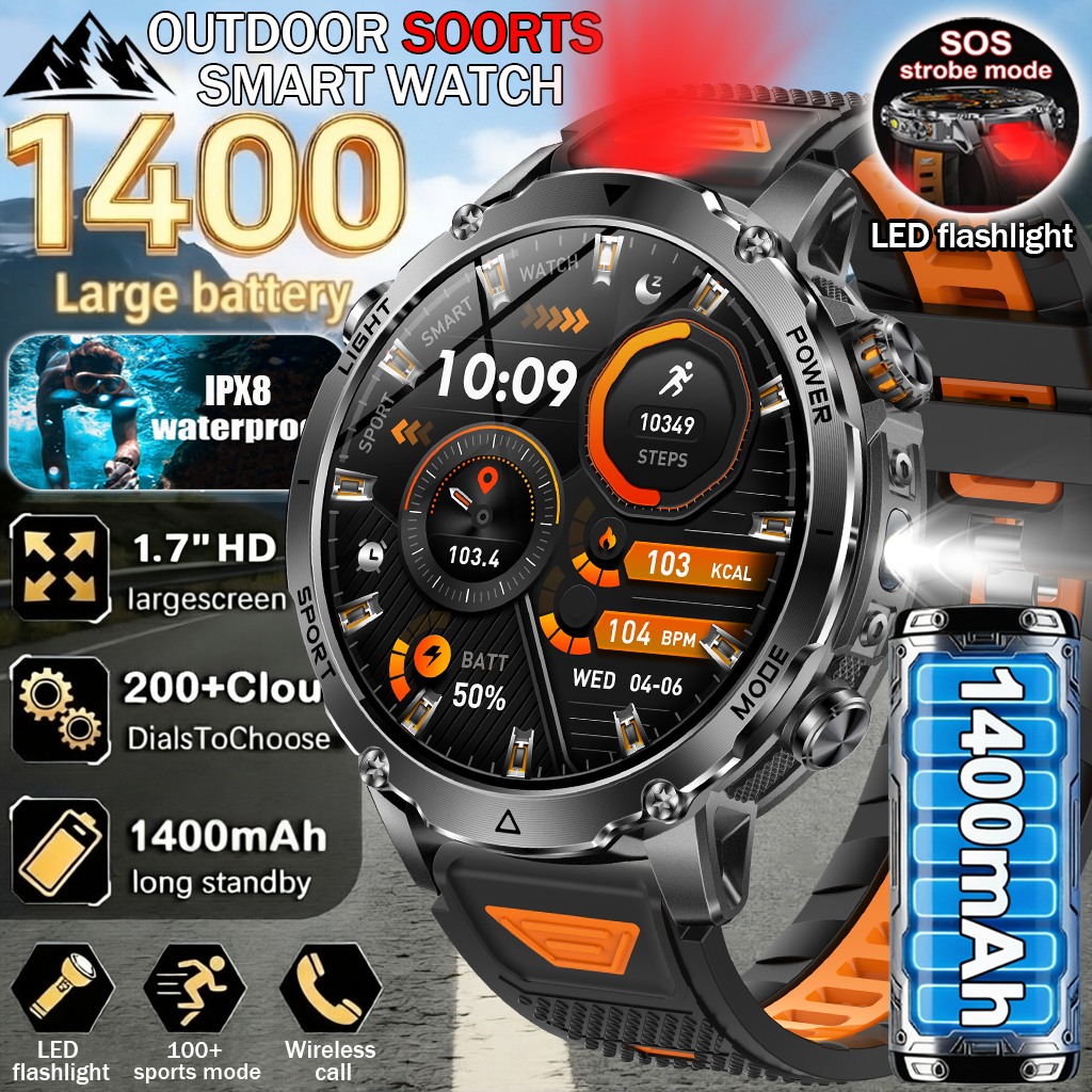 2026New Military Sports Smart  - Smartwatch Watches For Men With Gps avis et prix