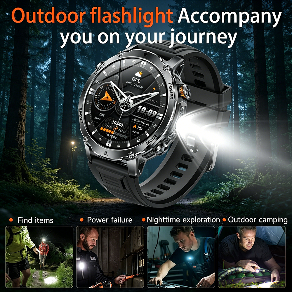2026New Military Sports Smart  - Smartwatch Watches For Men With Gps avis et prix